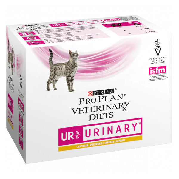 Nestle' Purina - Pro Plan Veterinary Diets Urinary UR St/Ox con Pollo 10X85GR