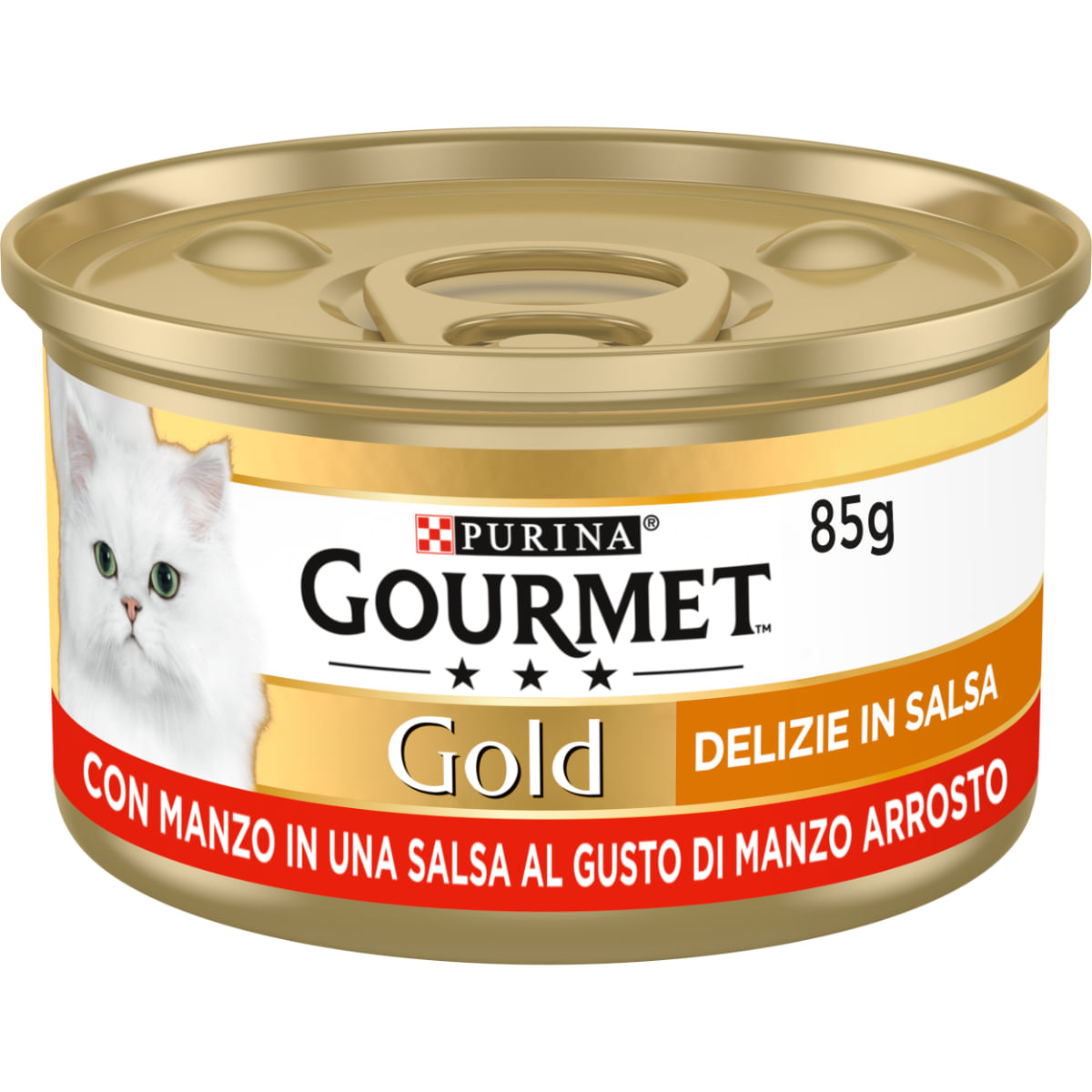Gourmet Gold 85gr Dadini in Salsa con Manzo