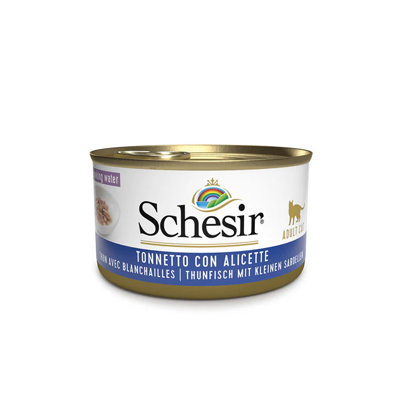 Schesir Tonnetto con Alicette al Naturale 85g Schesir Tonnetto con Alicette al Naturale 85g