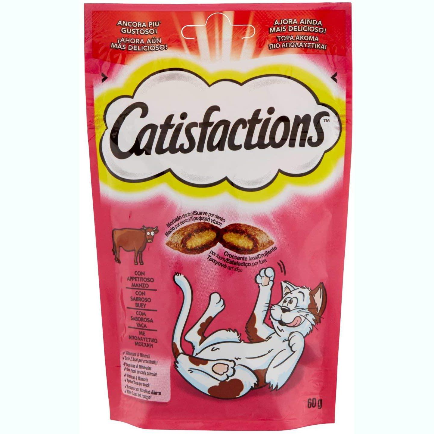3x Catisfactions con Manzo 60gr