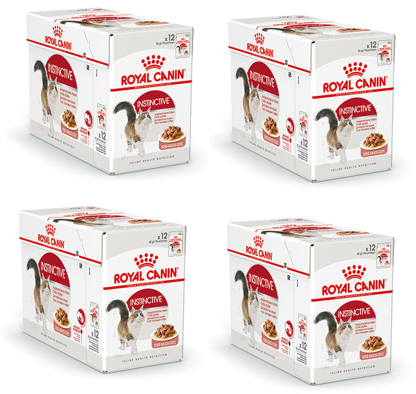 48x85g Royal Canin Instinctive in Salsa - Cibo Umido per Gatti 48x85g Royal Canin Instinctive in Salsa - Cibo Umido per Gatti