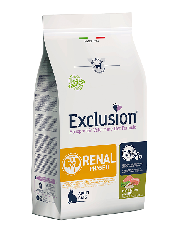 Exclusion Diet Renal Phase 2 Maiale Piselli e Riso 1,5kg