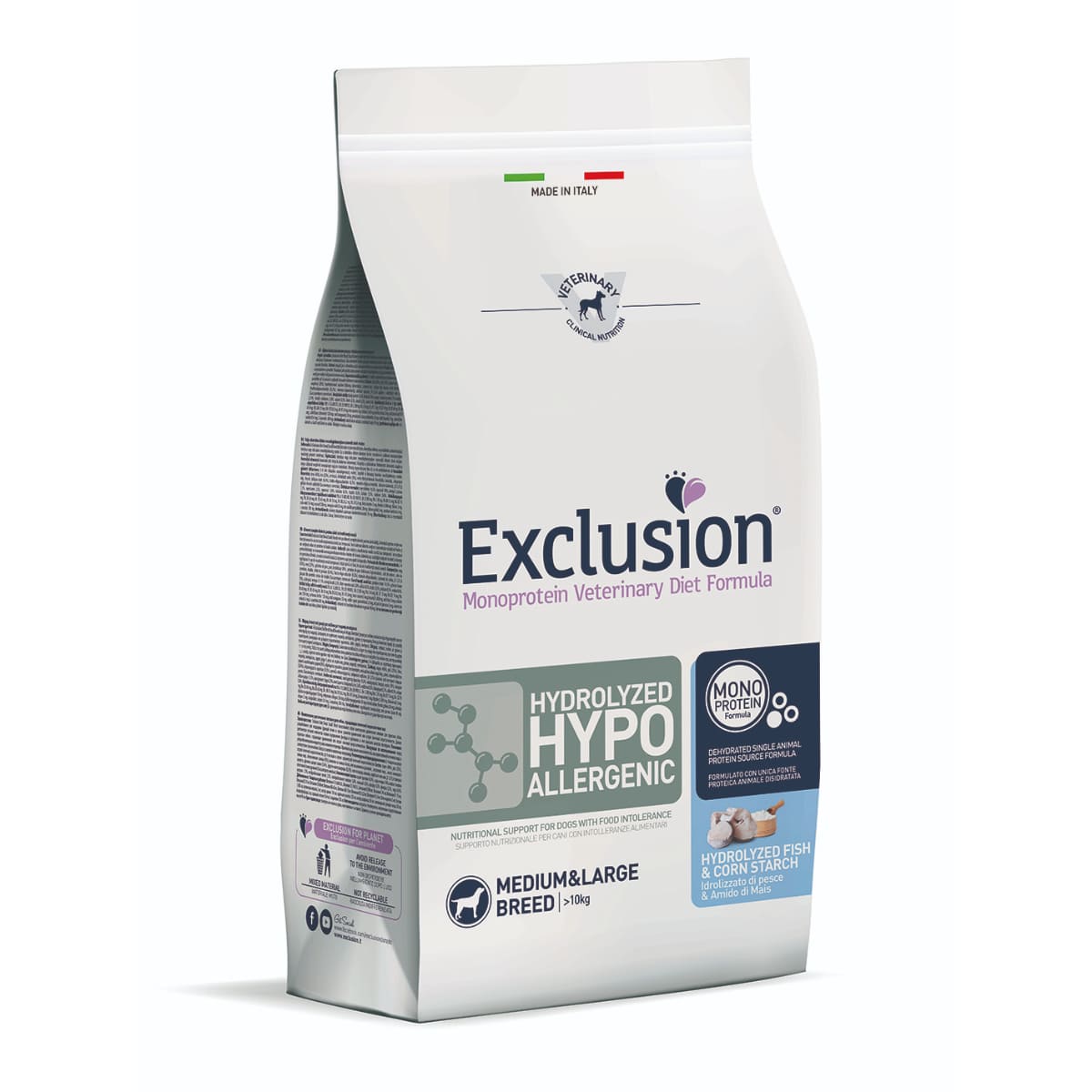 Exclusion Diet Hydrolyzed Hypoallergenic 12 kg