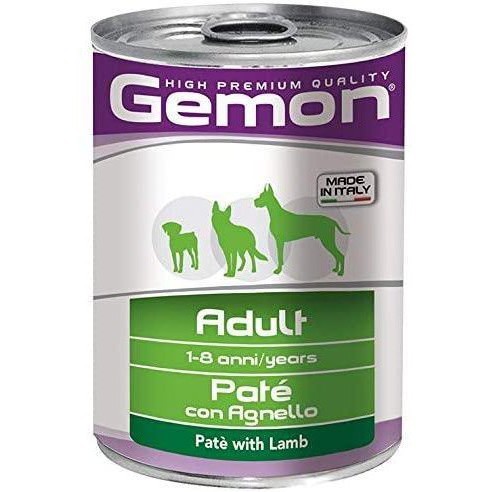 Gemon Adult Patè con Agnello 400gr Cibo umido per Cani
