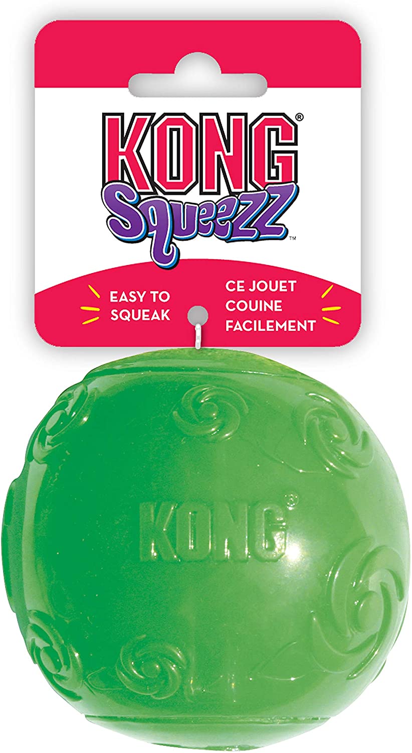 Kong Squeezz Ball Gioco Cani di Taglia Grande (Colori Assortiti) Kong Squeezz Ball Gioco Cani di Taglia Grande (Colori Assortiti)