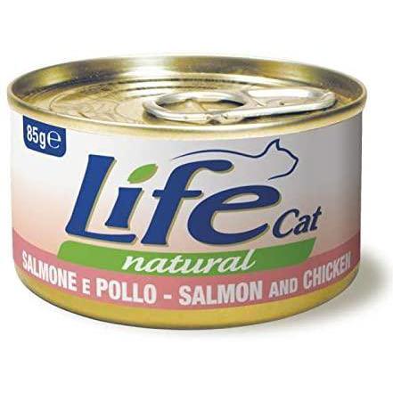 Life Cat Salmone e Pollo Lattina 85gr