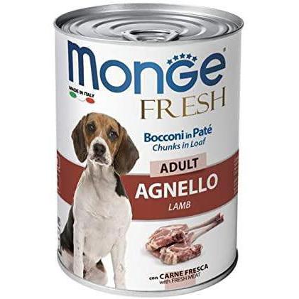 Monge Fresh Adult Agnello 400gr Alimento umido per Cani
