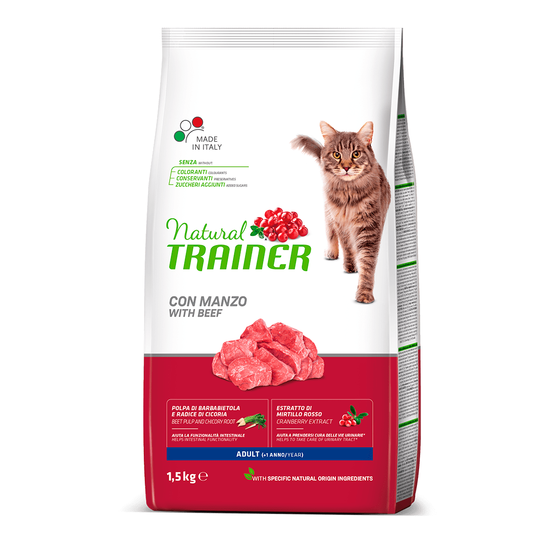 Natural Trainer Adult con manzo 1,5kg
