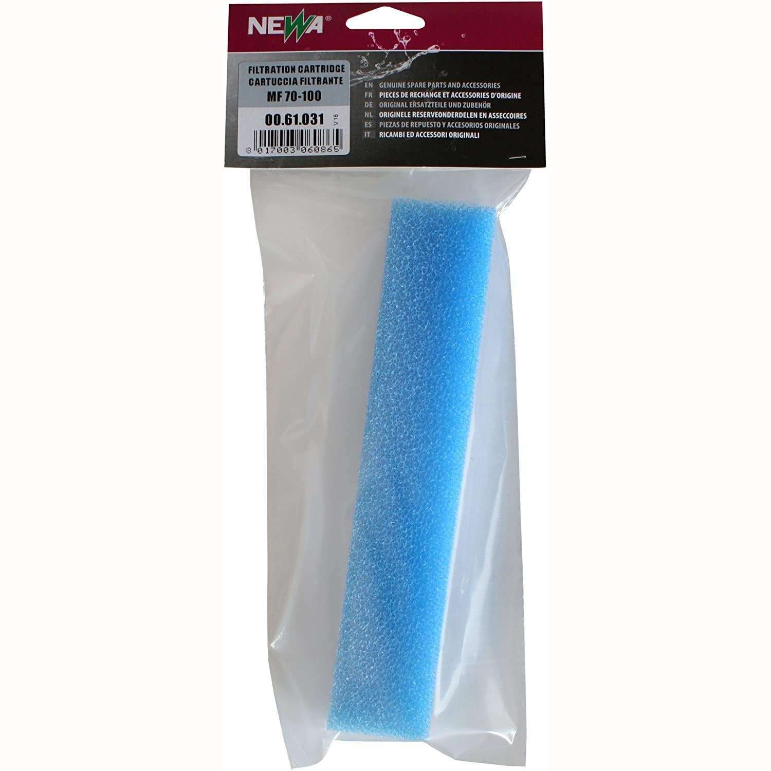 Newa Ricambio Spugna Blu per Acquari Mirabello 30 e 60 e per filtri Mira Filter 70 e 100