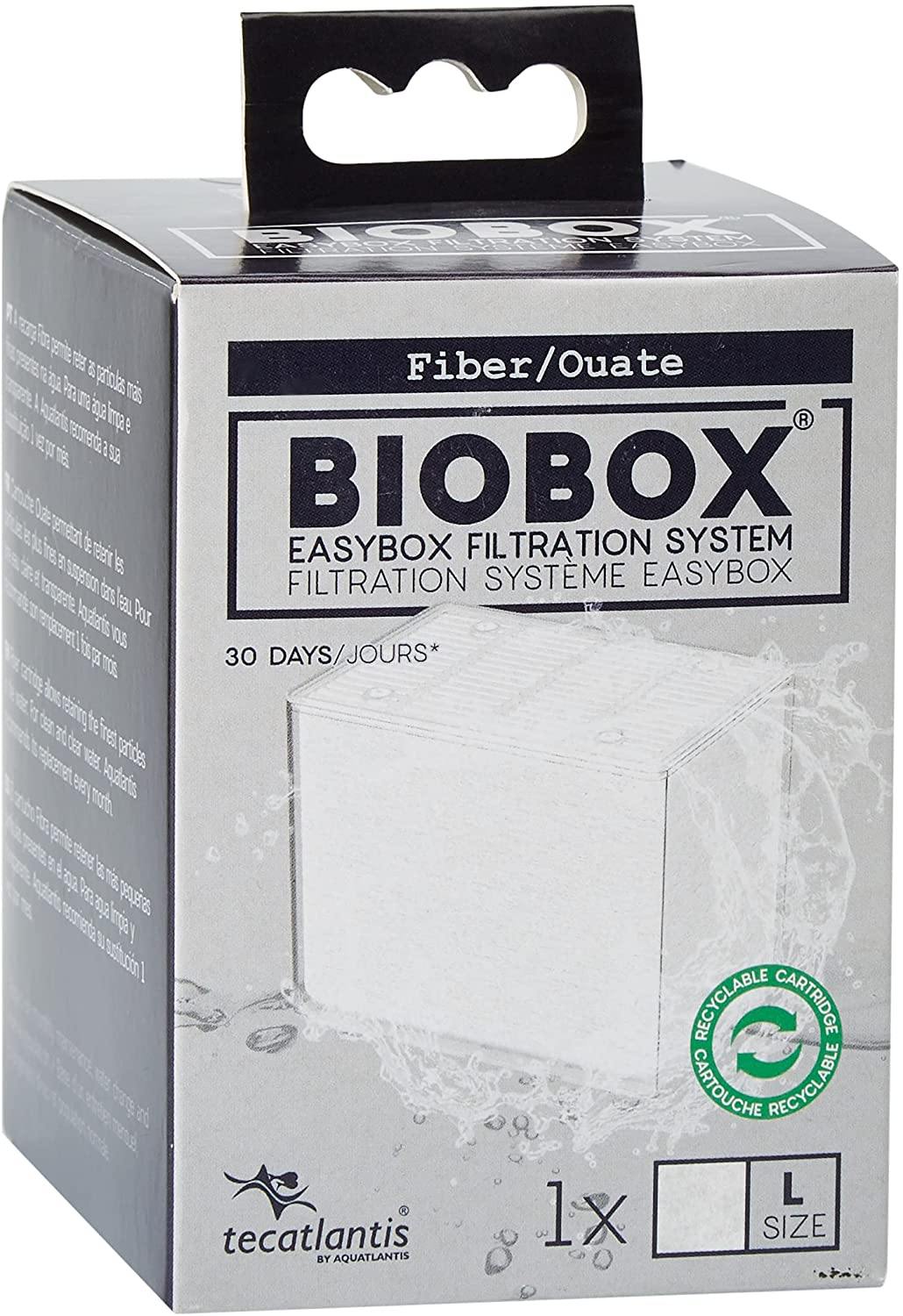 Tecatlantis EasyBox - Cartuccia filtrante in Fibra per filtri Biobox 2 e 3, L