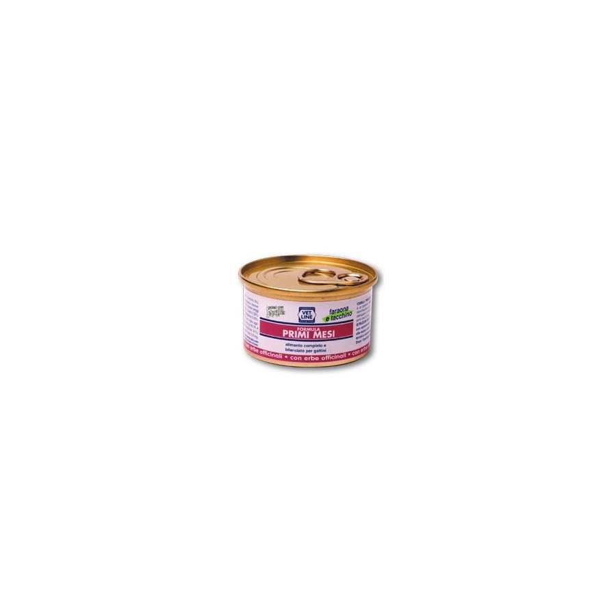 Vet Line Umido Gatto Primi Mesi Faraona e Tacchino 85 Gr Vet Line Umido Gatto Primi Mesi Faraona e Tacchino 85 Gr