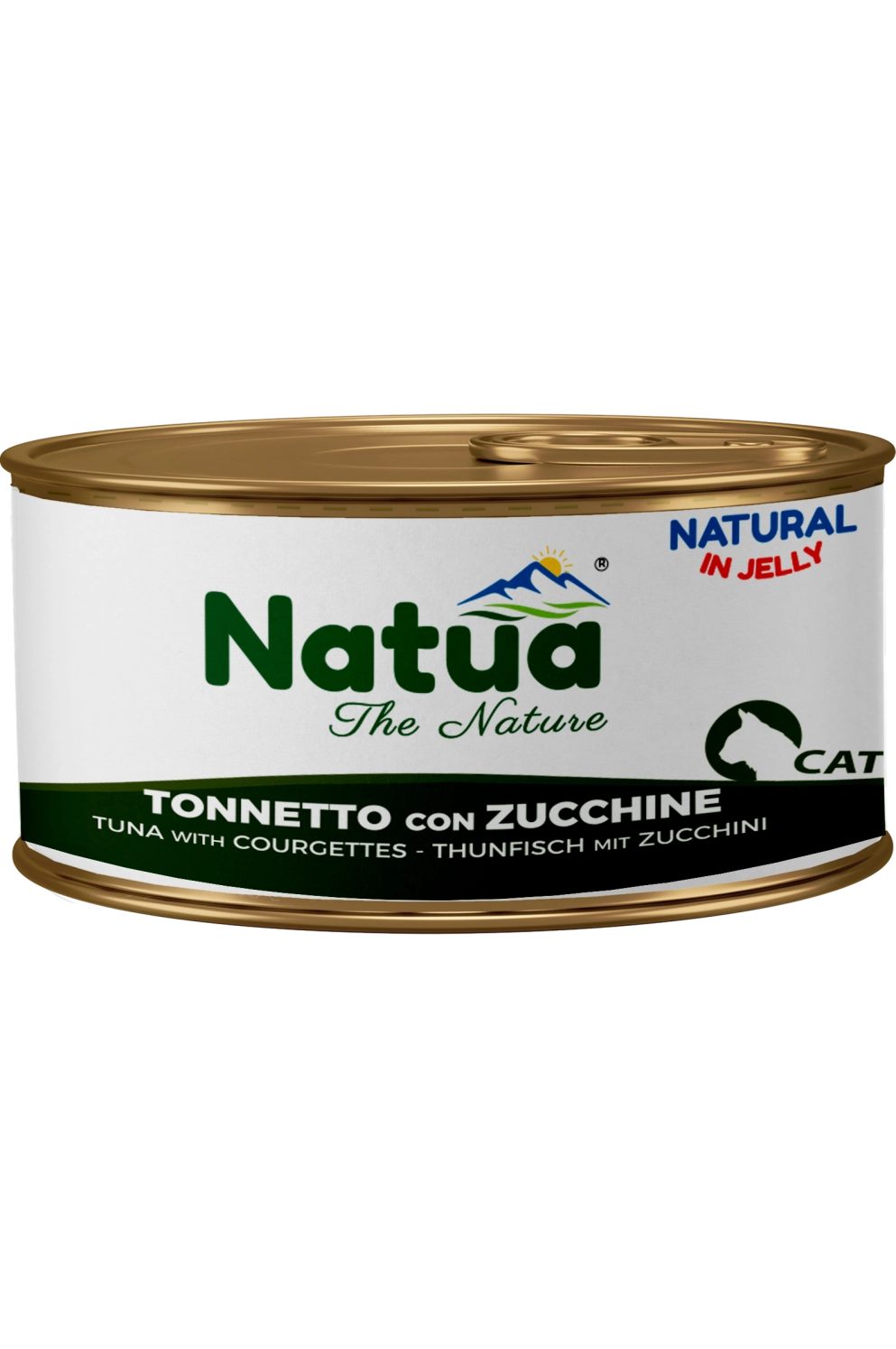 Natua Cat Natural Tonnetto Zucchine Jelly 85g Lattina