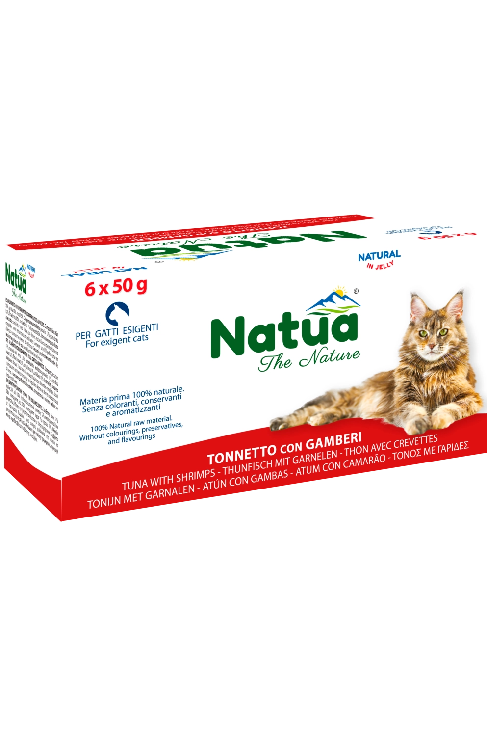 Natua Cat Natural Tonnetto Gamberi Jelly 6x50g