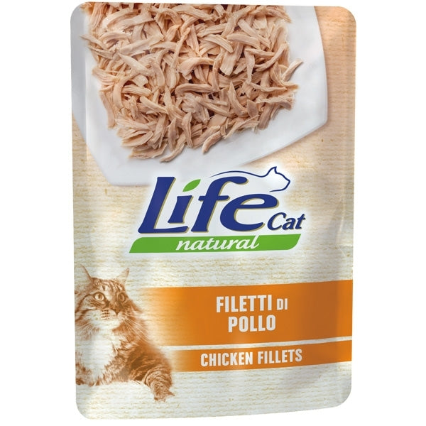 Life Pet Care - Life Cat Natural Filetti di Pollo 70 gr