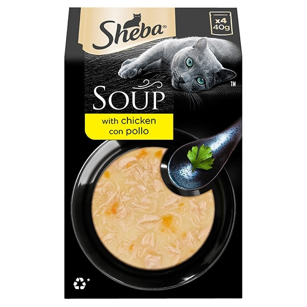 Sheba - Soup con Pollo 4x 40 gr
