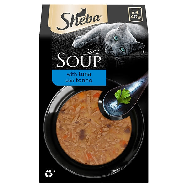 Sheba - Soup con Tonno 4X40 Gr