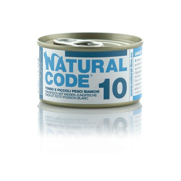 Natural Code - 10 Tonno e Piccoli Pesci Bianchi 85gr