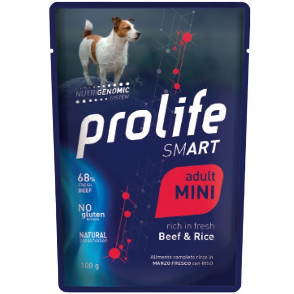 Prolife - Smart Adult Mini Beef & Rice Umido 100 gr