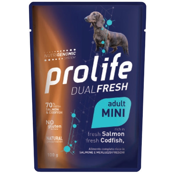 Prolife - Dual Fresh Adult Mini Salmon & Codfish 100 gr