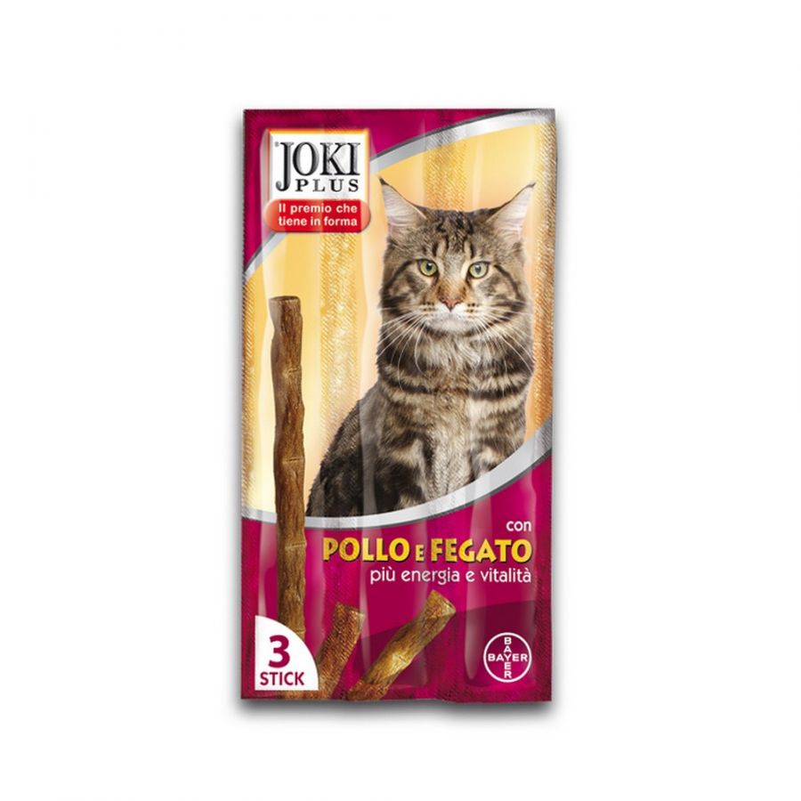 Joki Plus Pollo/Fegato 3x5g Snack per Gatto
