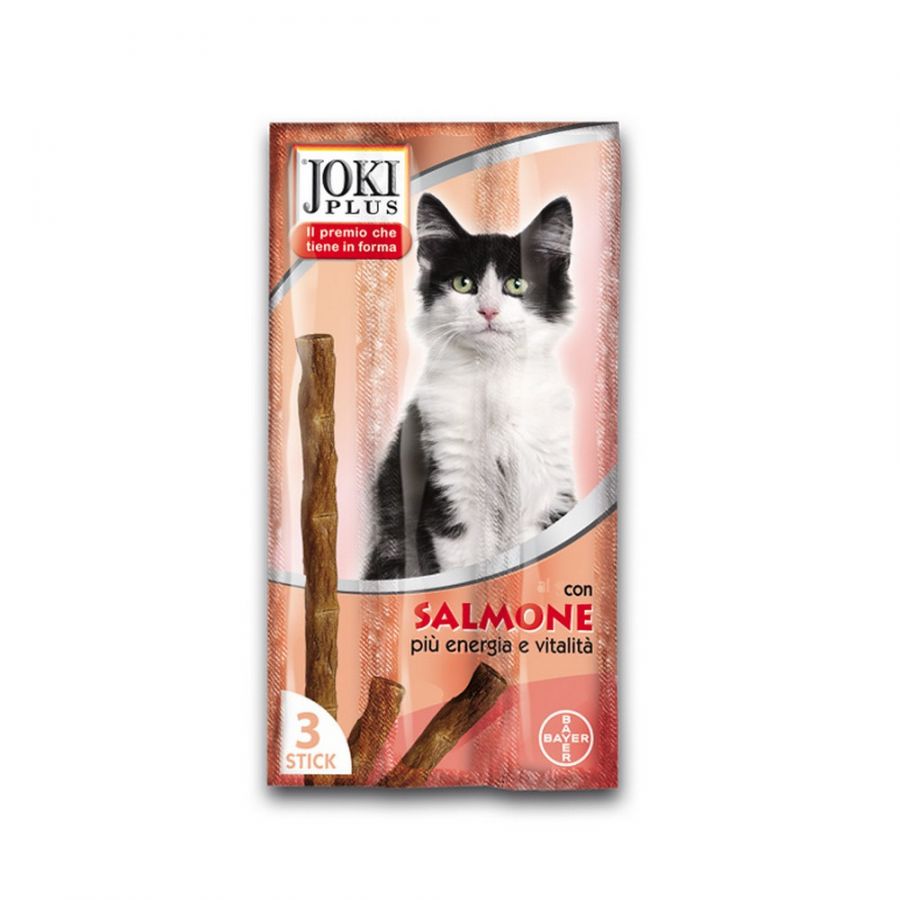 Joki Plus Salmone 3x5g Snack per Gatto