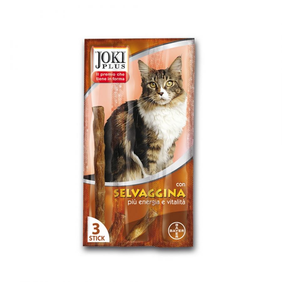 Joki Plus Selvaggina 3x5g Snack per Gatto