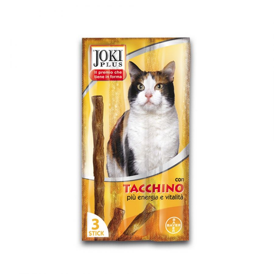 Joki Plus Tacchino 3x5g Snack per Gatto