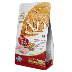 Farmina - Natural & Delicious Ancestral Grain Neutered Adult con Pollo e Melograno 5 kg