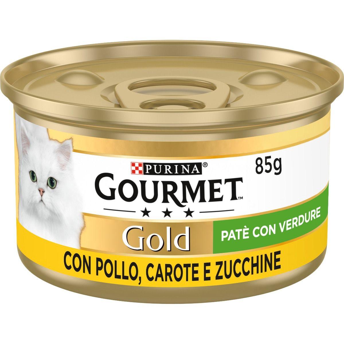 Gourmet Gold 85gr Paté con Pollo Carote e Zucchine