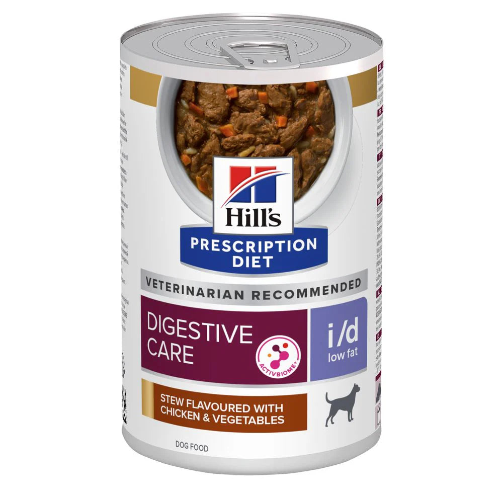 Hill's Prescription Diet i/d Pollo in Spezzatino Low Fat 354g Lattina