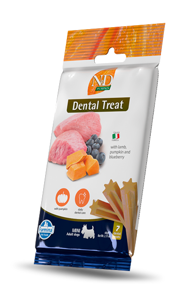 Farmina N&D Dog Treat Adult Mini Pumpkin Lamb Blueberry 60gr