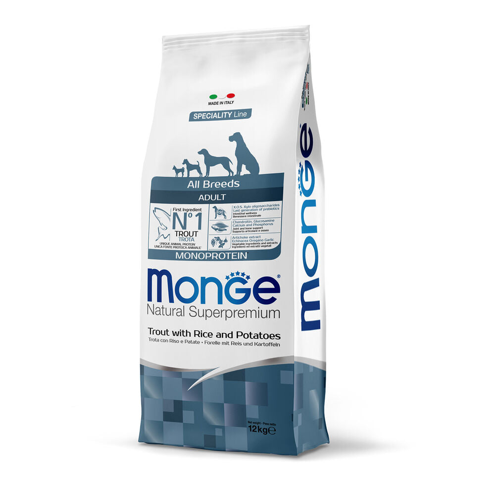 Monge Cane Adult Trota Riso E Patate 12kg