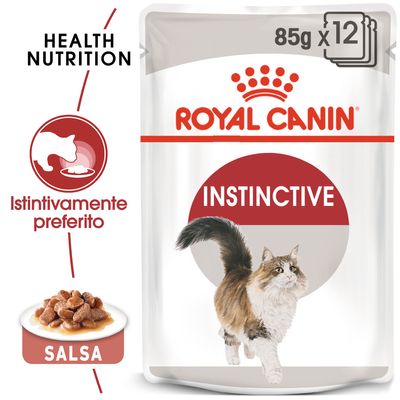 96x85g Royal Canin Instinctive in Salsa - Cibo Umido per Gatti