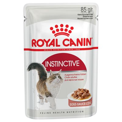 96x85g Royal Canin Instinctive in Salsa - Cibo Umido per Gatti