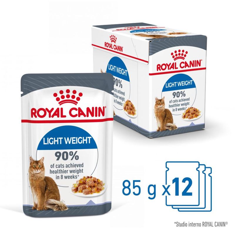 12x85g Royal Canin Ultra Light in Jelly - Gatti Adulti Controllo Peso