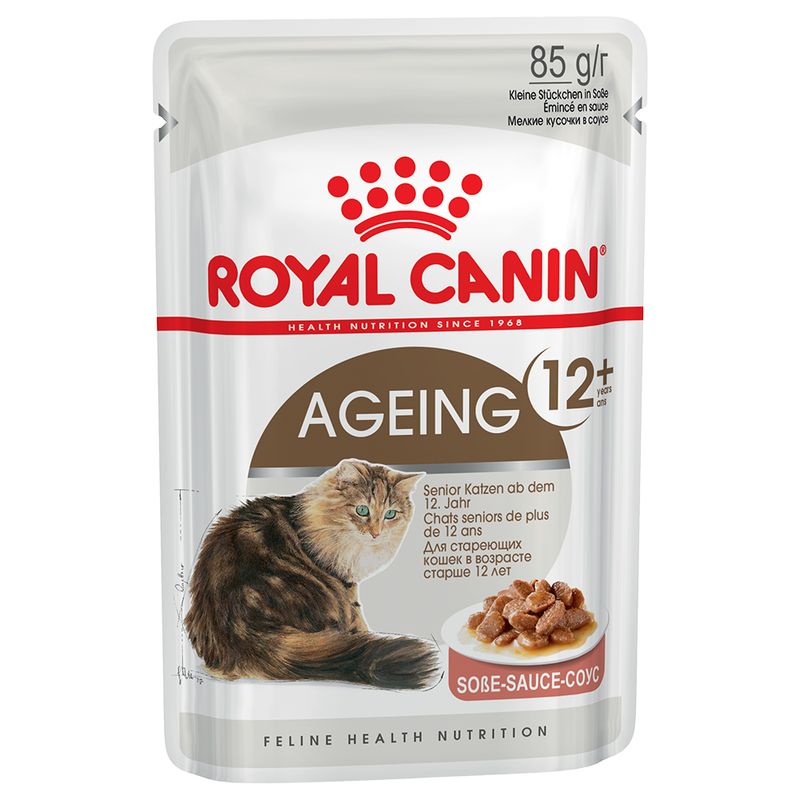 12x85g Royal Canin Ageing 12+ in Salsa - Umido per Gatti