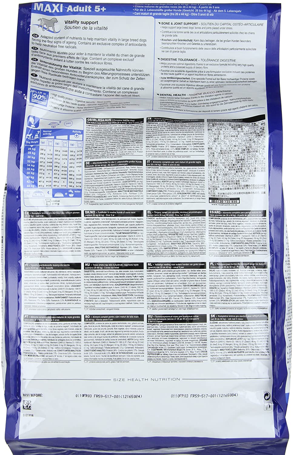 Royal Canin Maxi Mature 5+ 15kg - Crocchette per Cani