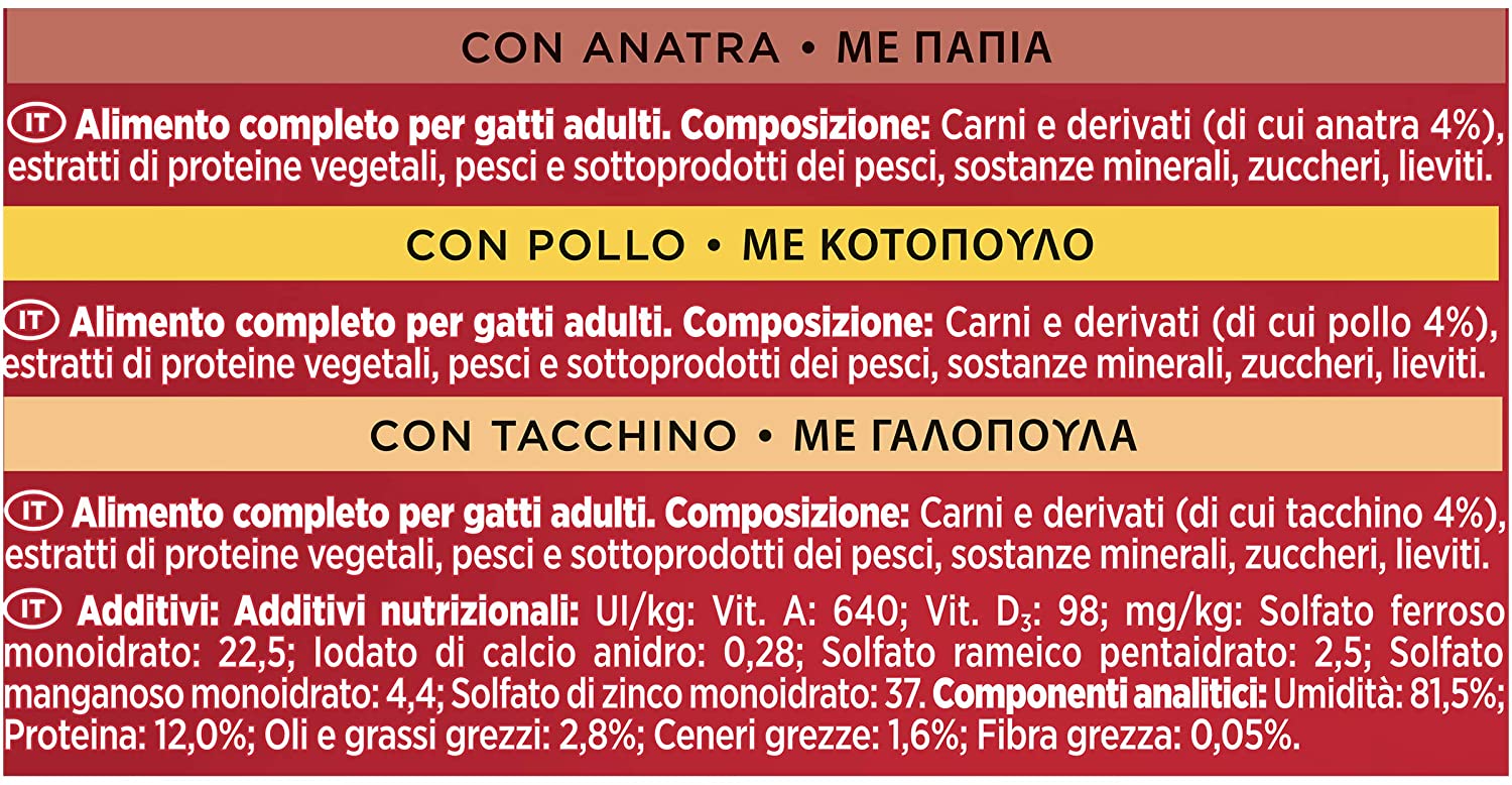 Gourmet Mon Petit Anatra Pollo e Tacchino 6x50g