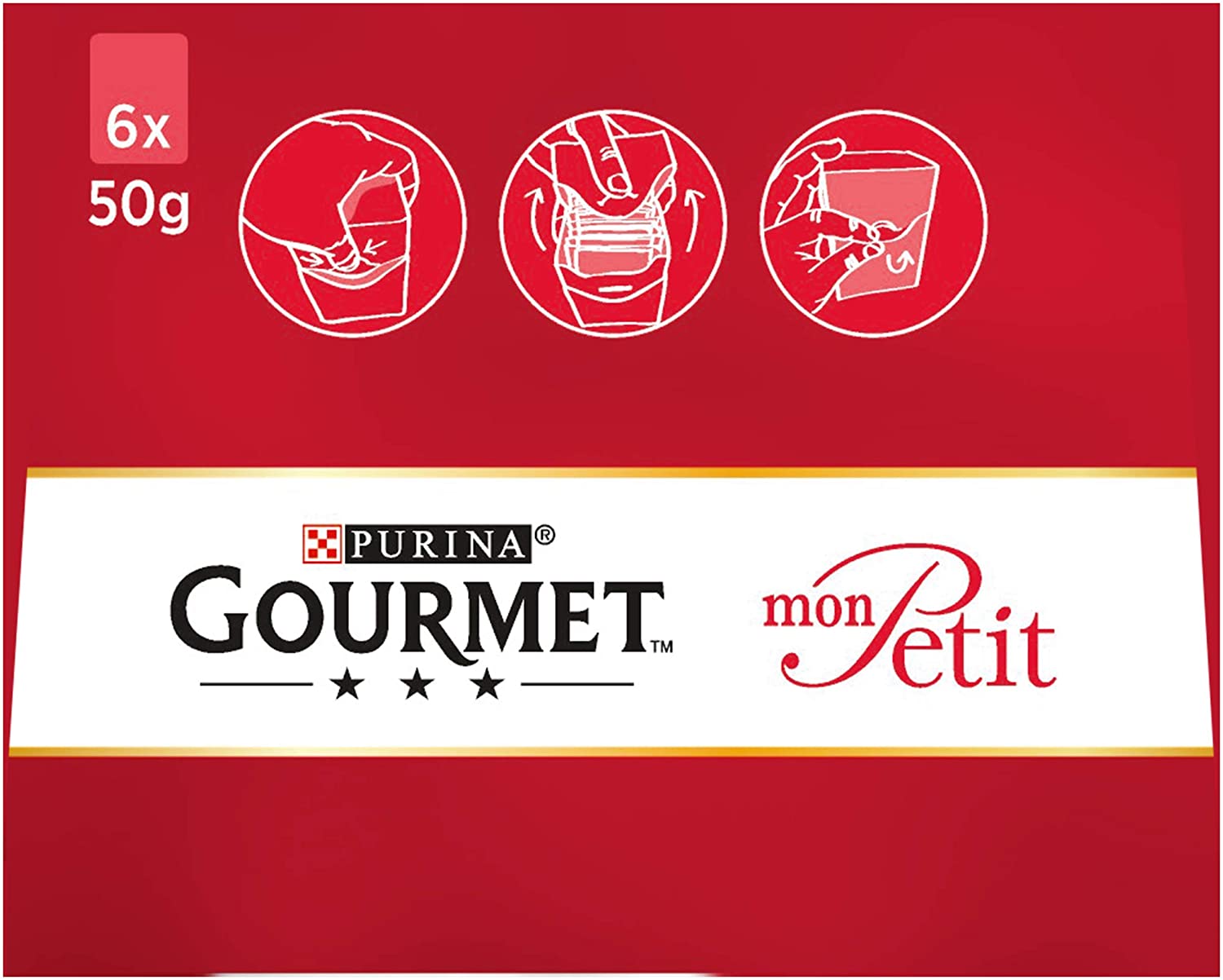 Gourmet Mon Petit Anatra Pollo e Tacchino 6x50g