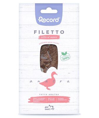 Record Filetto Snack al Vapore Anatra 25 gr