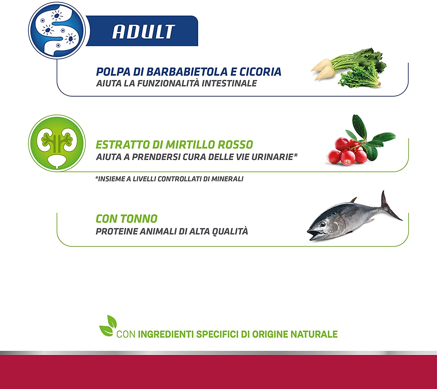 Natural Trainer Adult con Tonno 3kg - Gatto Adulto