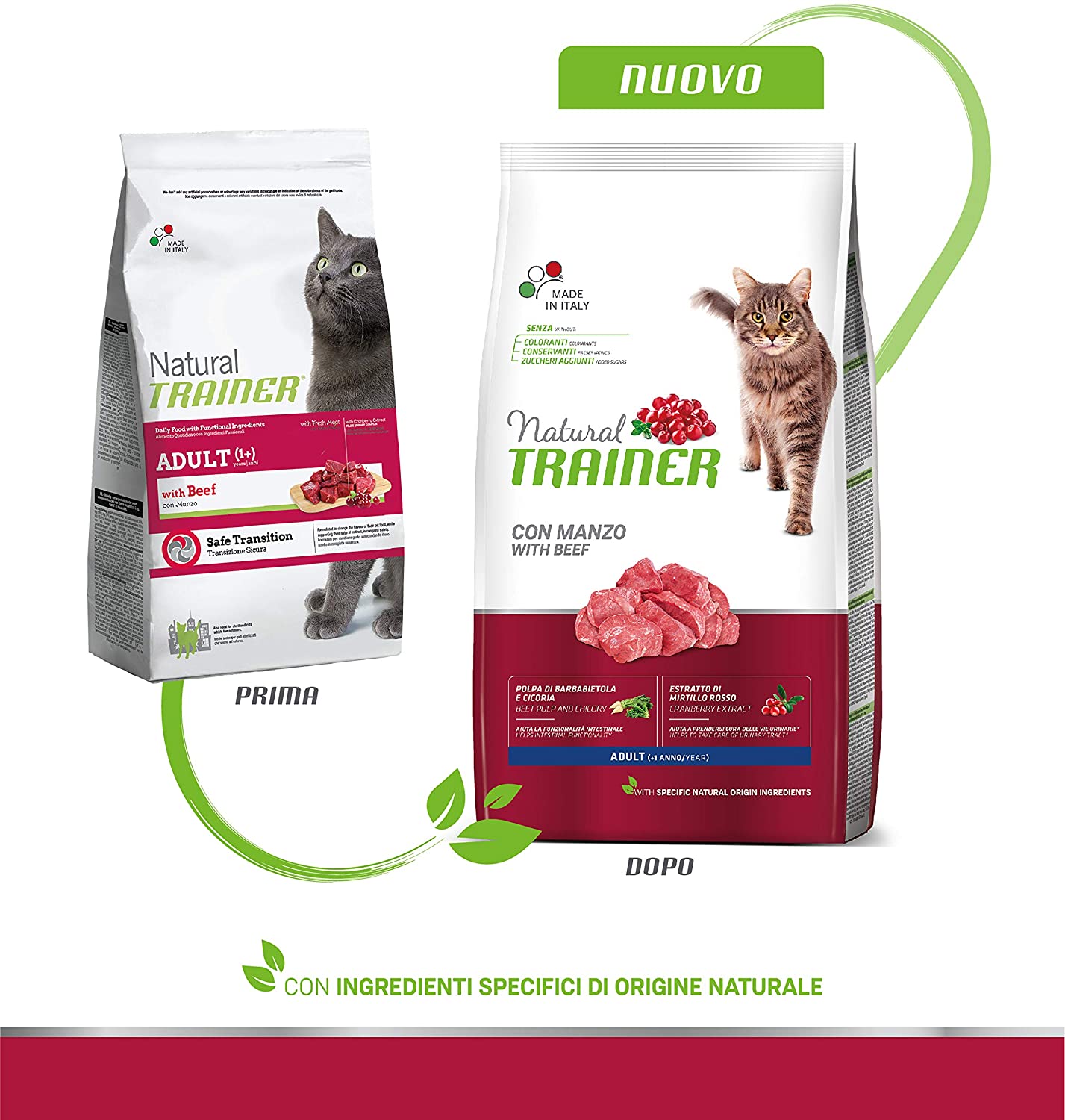 Natural Trainer Adult con Tonno 3kg - Gatto Adulto