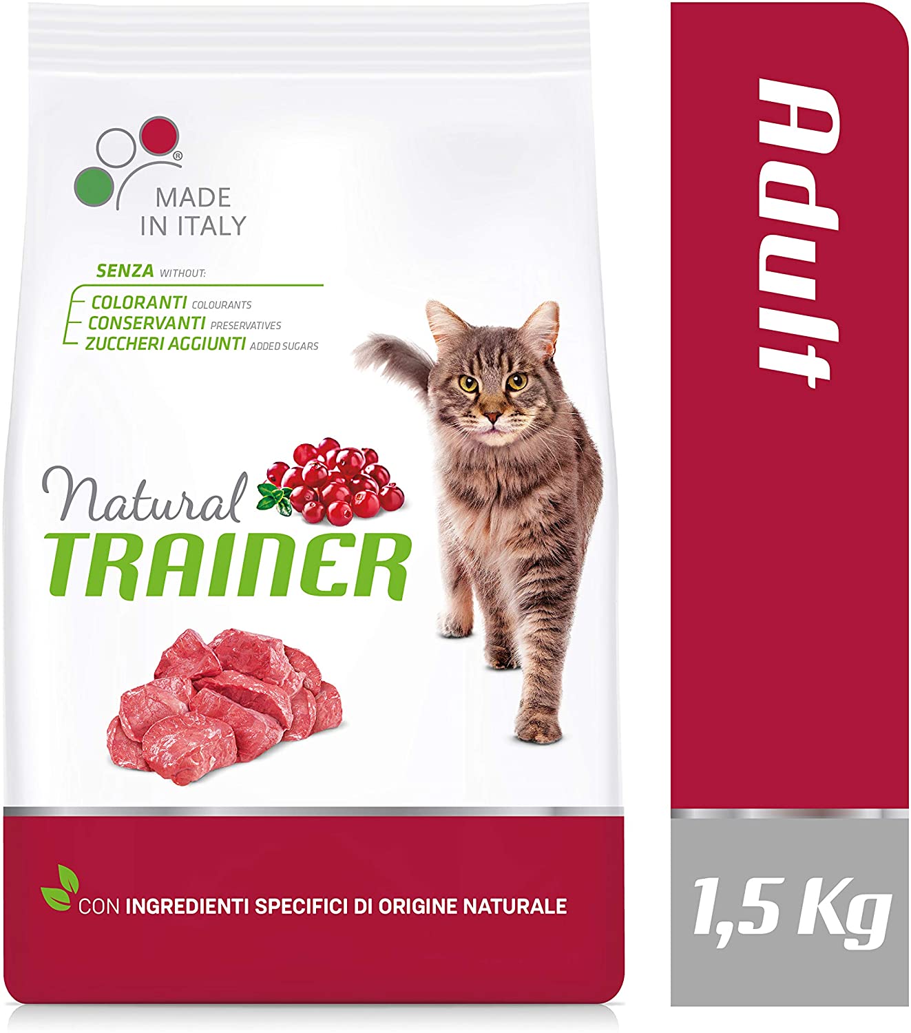 Natural Trainer Adult con Tonno 3kg - Gatto Adulto