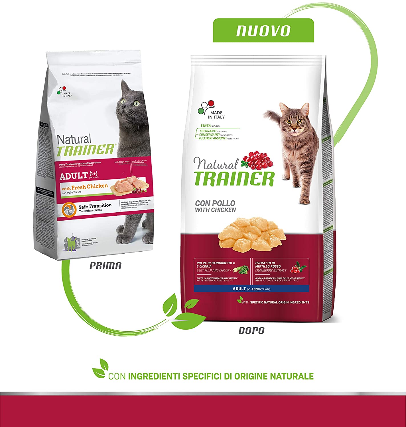 Natural Trainer Adult con Tonno 3kg - Gatto Adulto