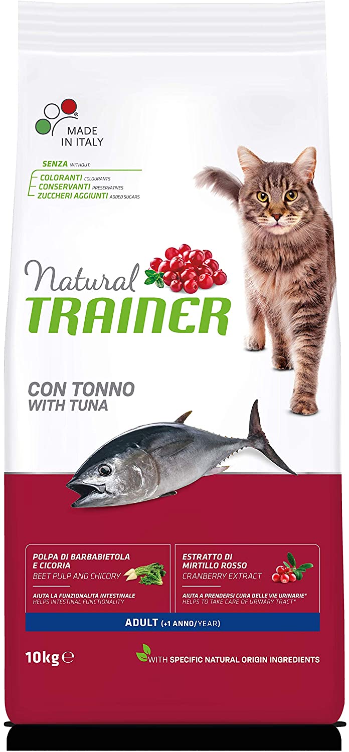 Natural Trainer Adult con Tonno 3kg - Gatto Adulto