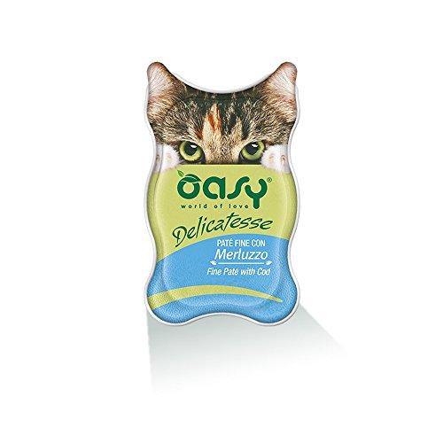 Oasy Gatto Delicatesse Pate Con Merluzzo Vaschetta 85 Gr