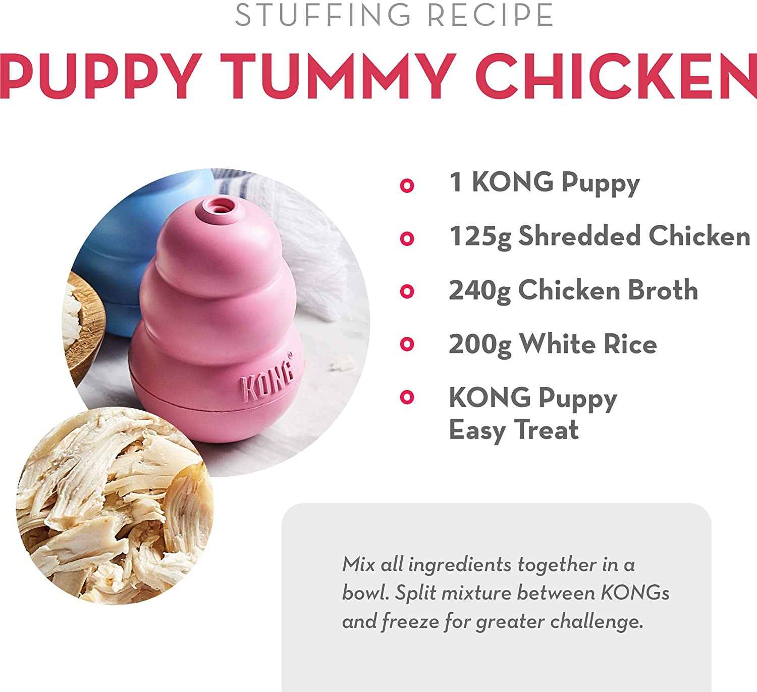 KONG Easy Treat Puppy - Delizioso Gusto al Fegato di Pollo per Cuccioli