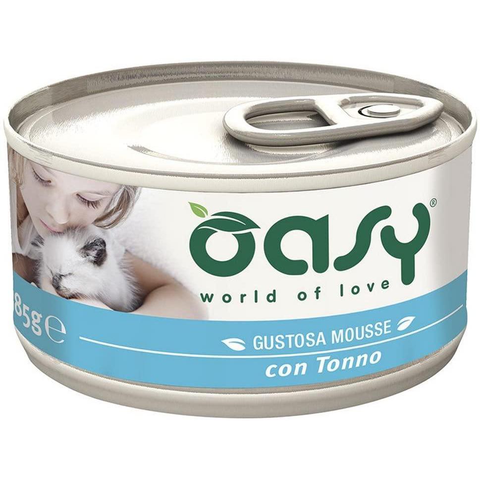 Oasy Cat Mousse con Tonno e Latte 85 gr