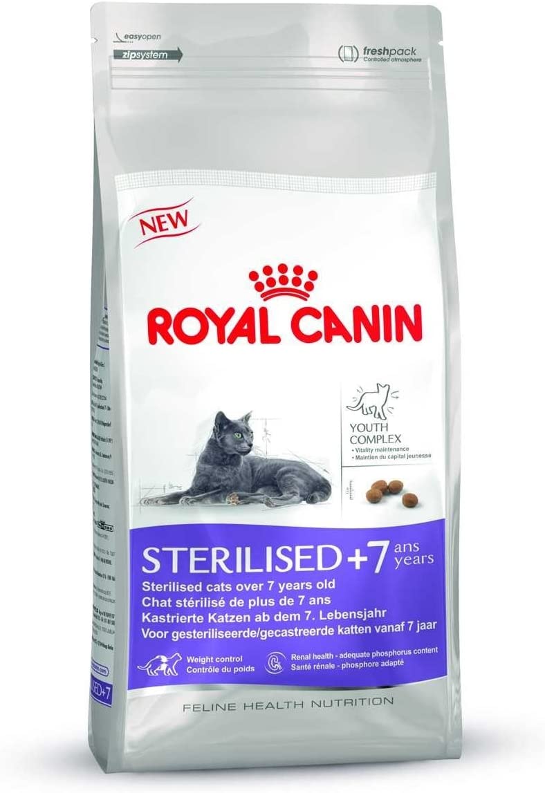Royal Canin Sterilised+7 400g - Crocchette per Gatti