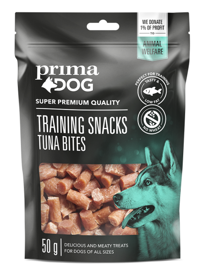 PrimaDog Tuna Bites - Snack per Cani - 100g